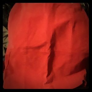 Red Leather Skirt